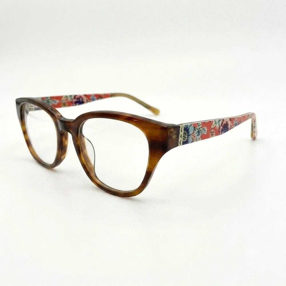 Vera Bradley Sunglasses Women's Brown 55mm Floral Coral Frame‎ UV400 FRAMES ONLY